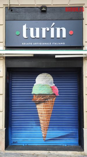 Graffitis Turin Helado Artesano Italiano Grafitero 300x100000